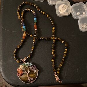 Tree of Life Beaded Necklace